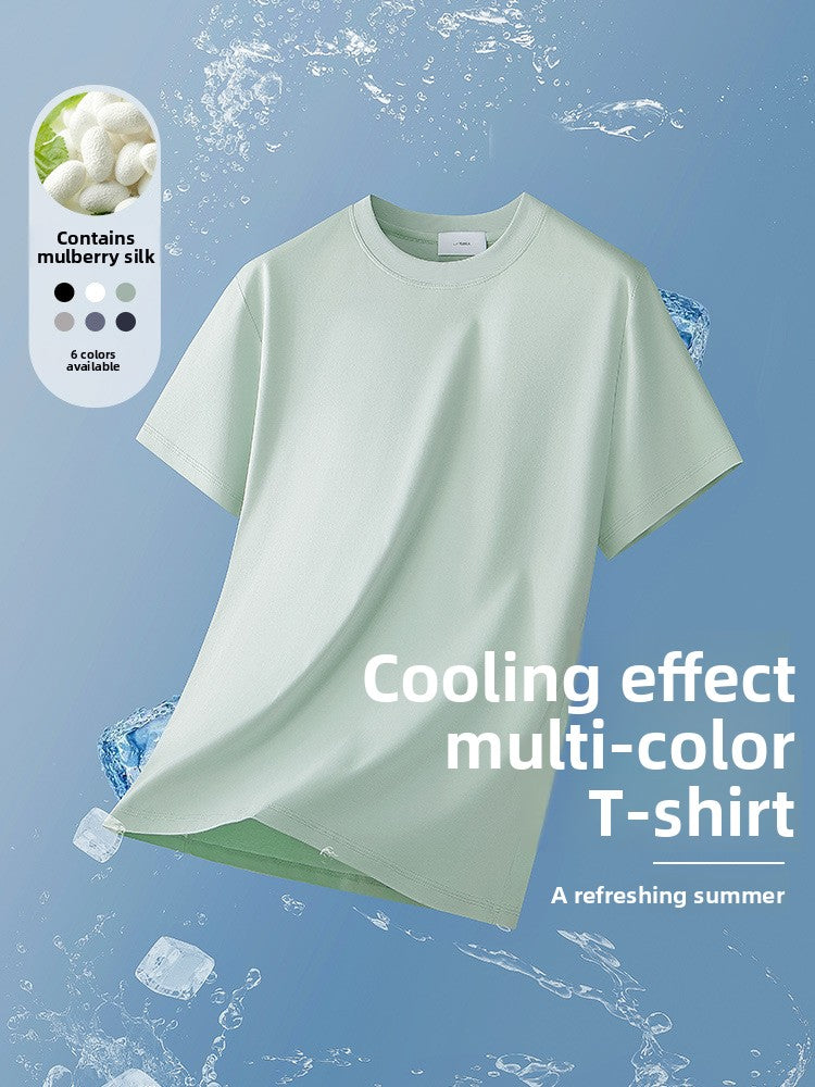 Ice Oxygen Cooling Mens Short Sleeve T-Shirt