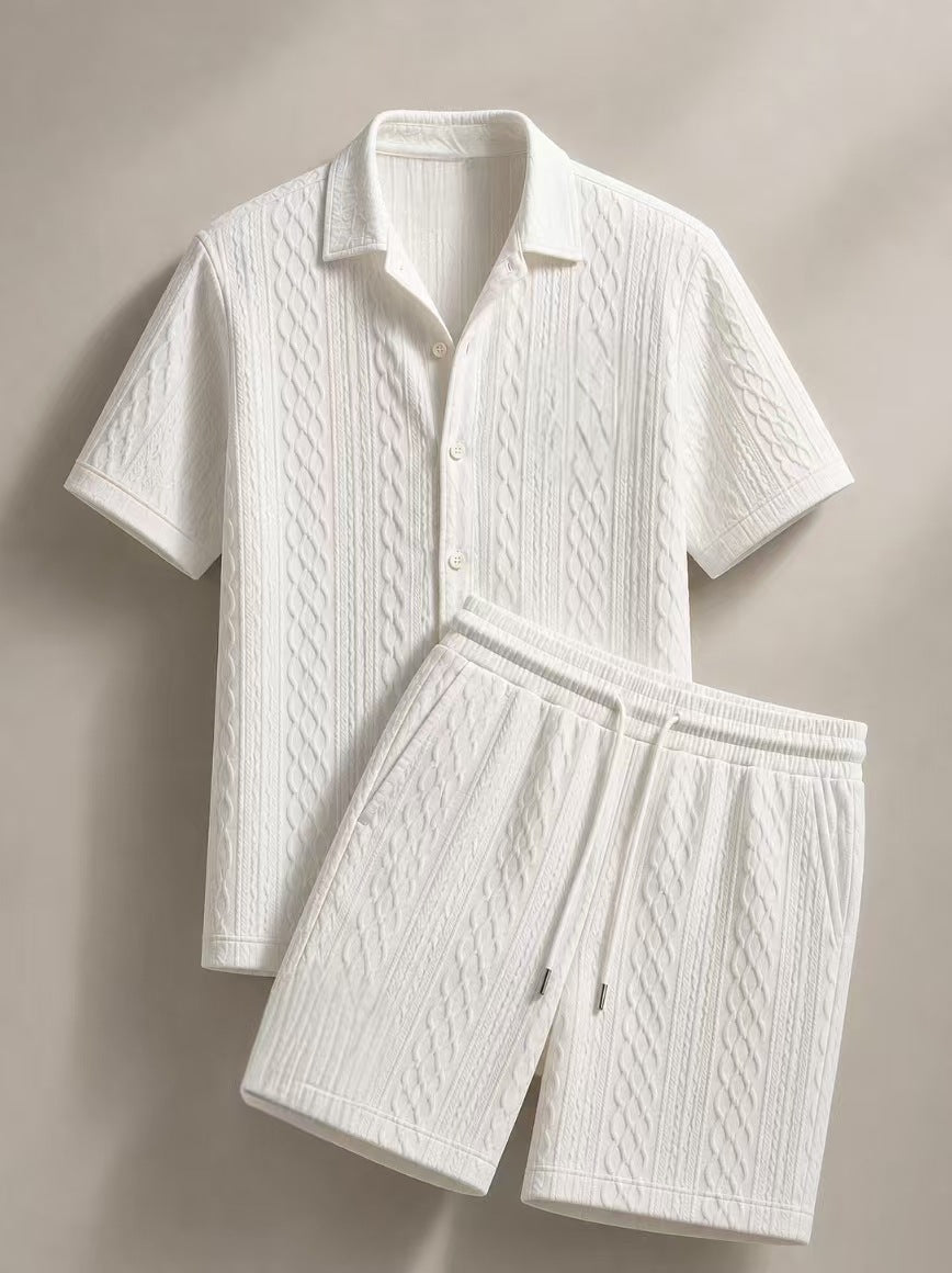 Men's Summer Hooded Short Sleeve Jacket